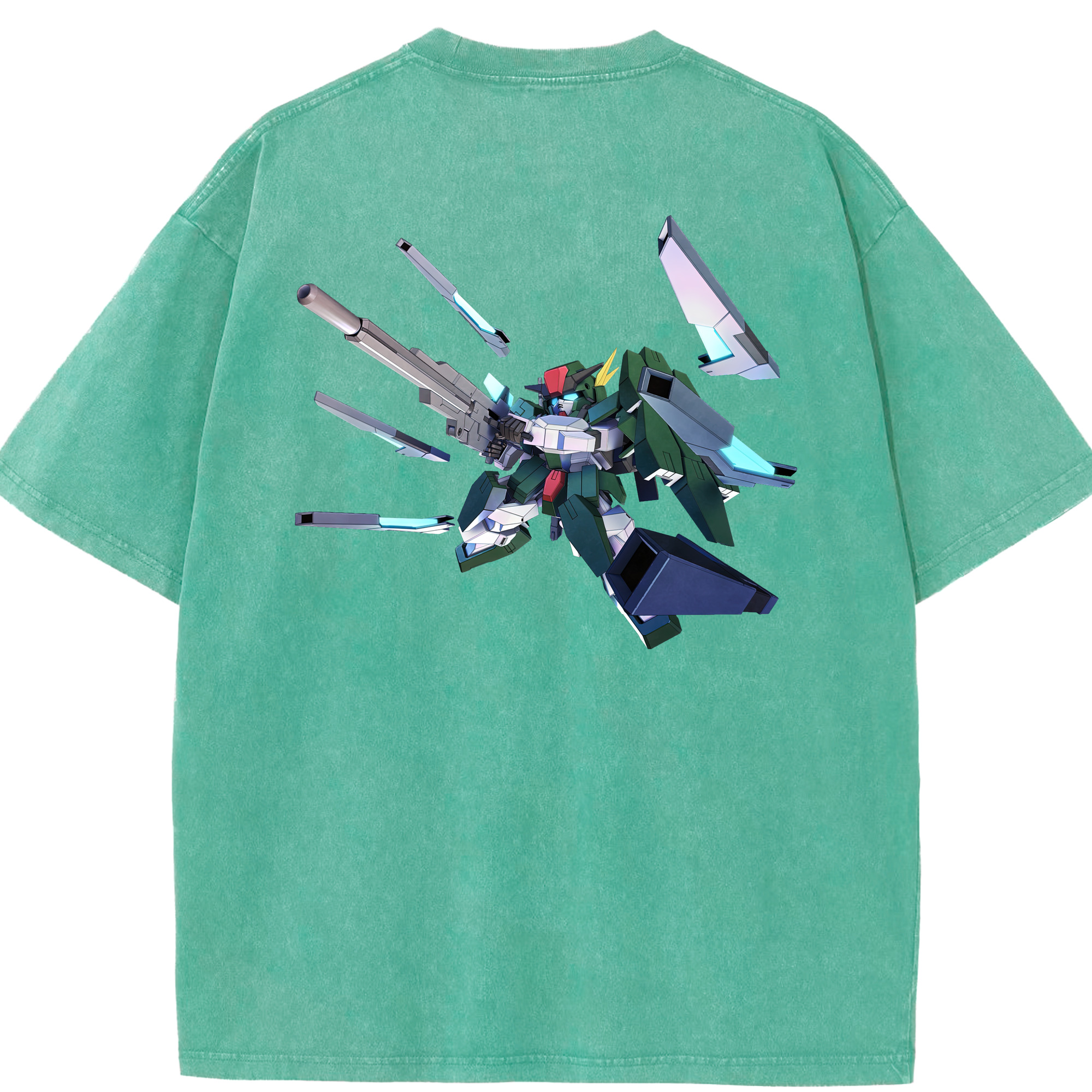 （画像用） 機動戦士ガンダム Mobile Suit Gundam 綿100% ヴィンテージ風 半袖Tシャツ（背面プリント）